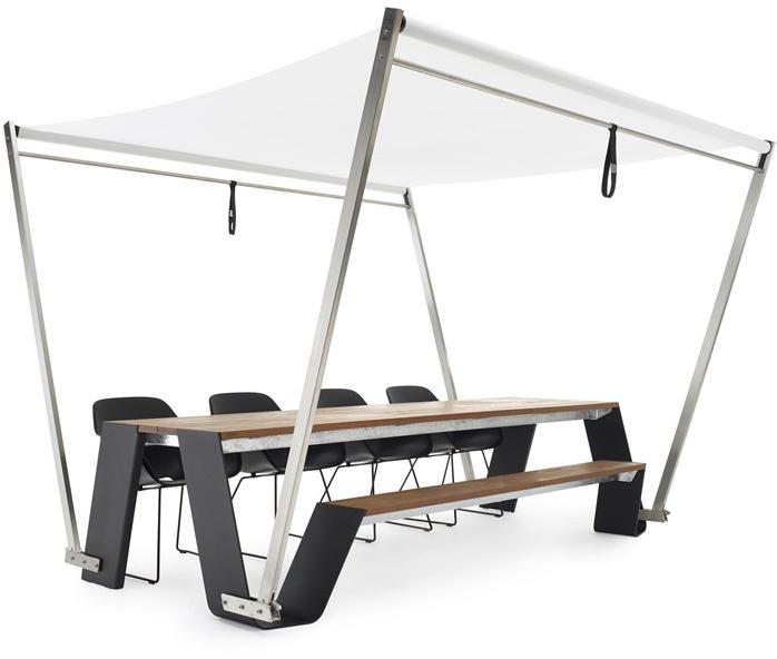 Extremis Стол для совещаний / стол для общественных мест в iroko Hopper sun-id-1493294 - Вид №6