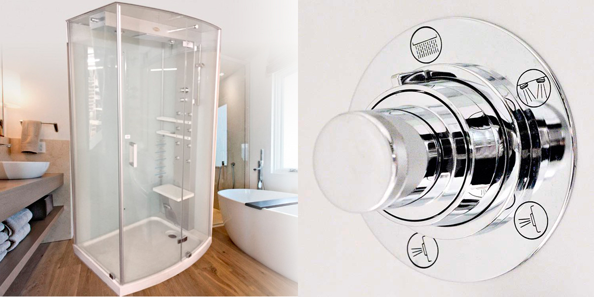 Душевая кабина Mynima 120 TT 9447-981A Sx Jacuzzi 9447981ASX - Вид №3