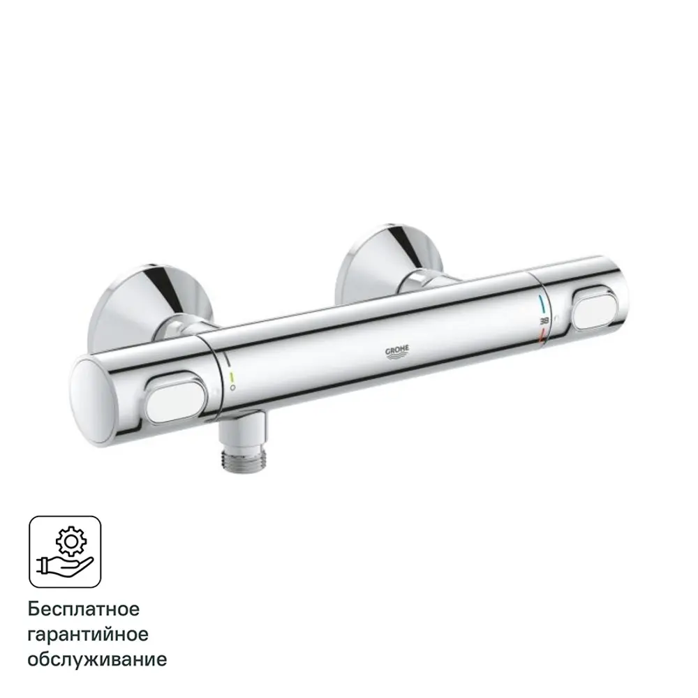 Смеситель термостатический Grohe Grohtherm 500 цвет хром 86523480 STLM-2199377 