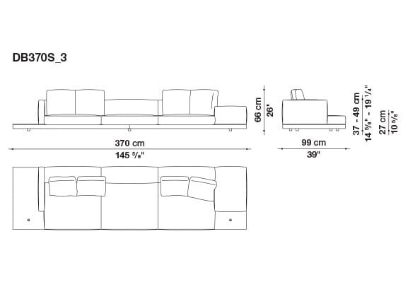 Кожаный диван B&B Italia док ARCH-00106863 - Вид №121