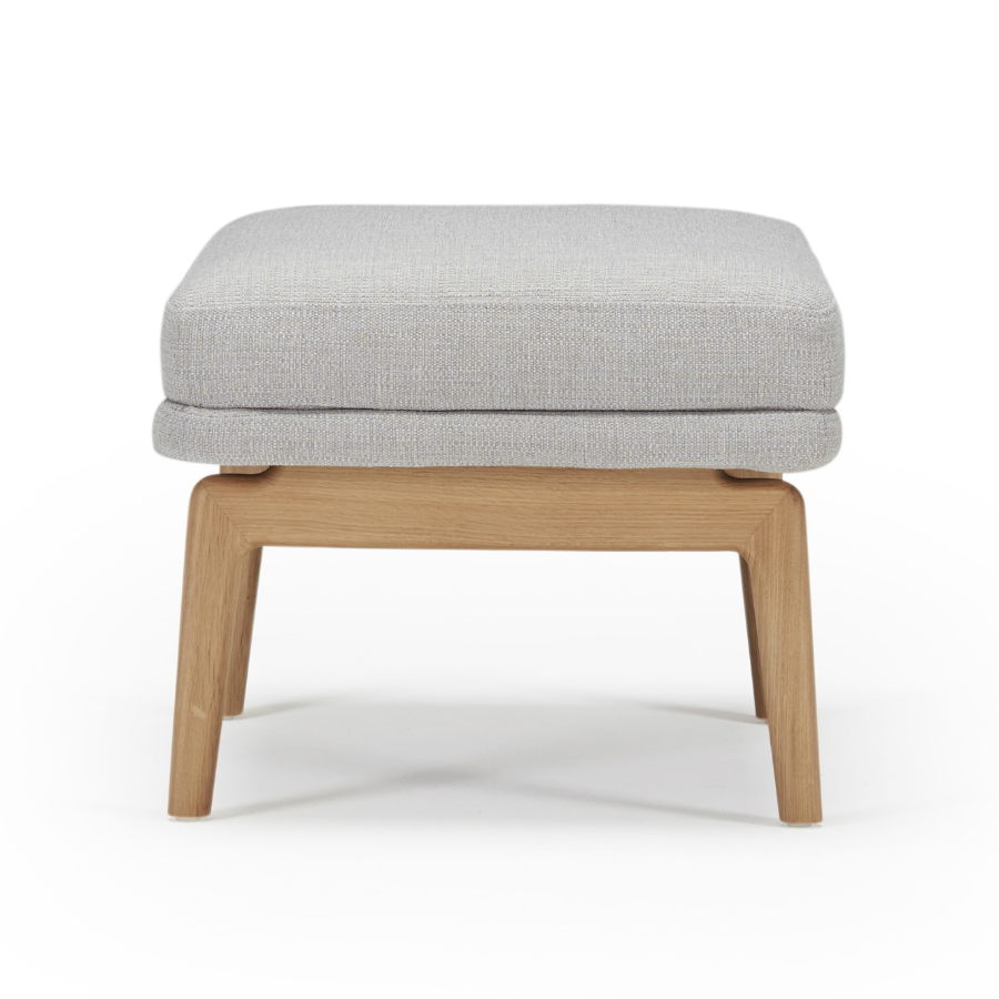 Пуф Egsmark, лакированный дуб, светло-серый Kragelund 42000202163 - Вид №3
