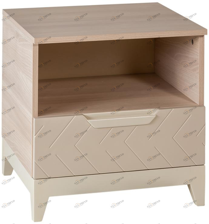 31204 Тумба с полкой в прихожую Сканди Жемчужно-белый R-HOME 40092711H_Жемчуг