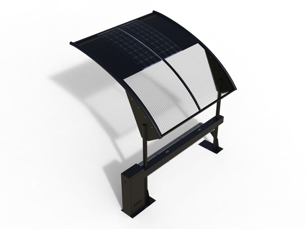 Навес для автобусной остановки с фотоэлектрическими панелями EUROCOMITALIA ARCO SMART ARCH-00109302