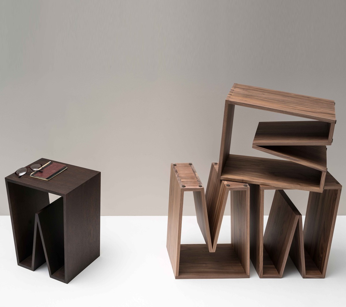 Ex.T Notch Wood Табурет из ореха EXNOTCHNOCE_marazzi  - Вид №4