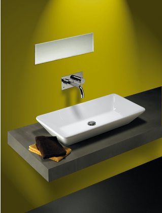 108950004 Накладная раковина на столешницу  прямоугольная Sanindusa  - Вид №2