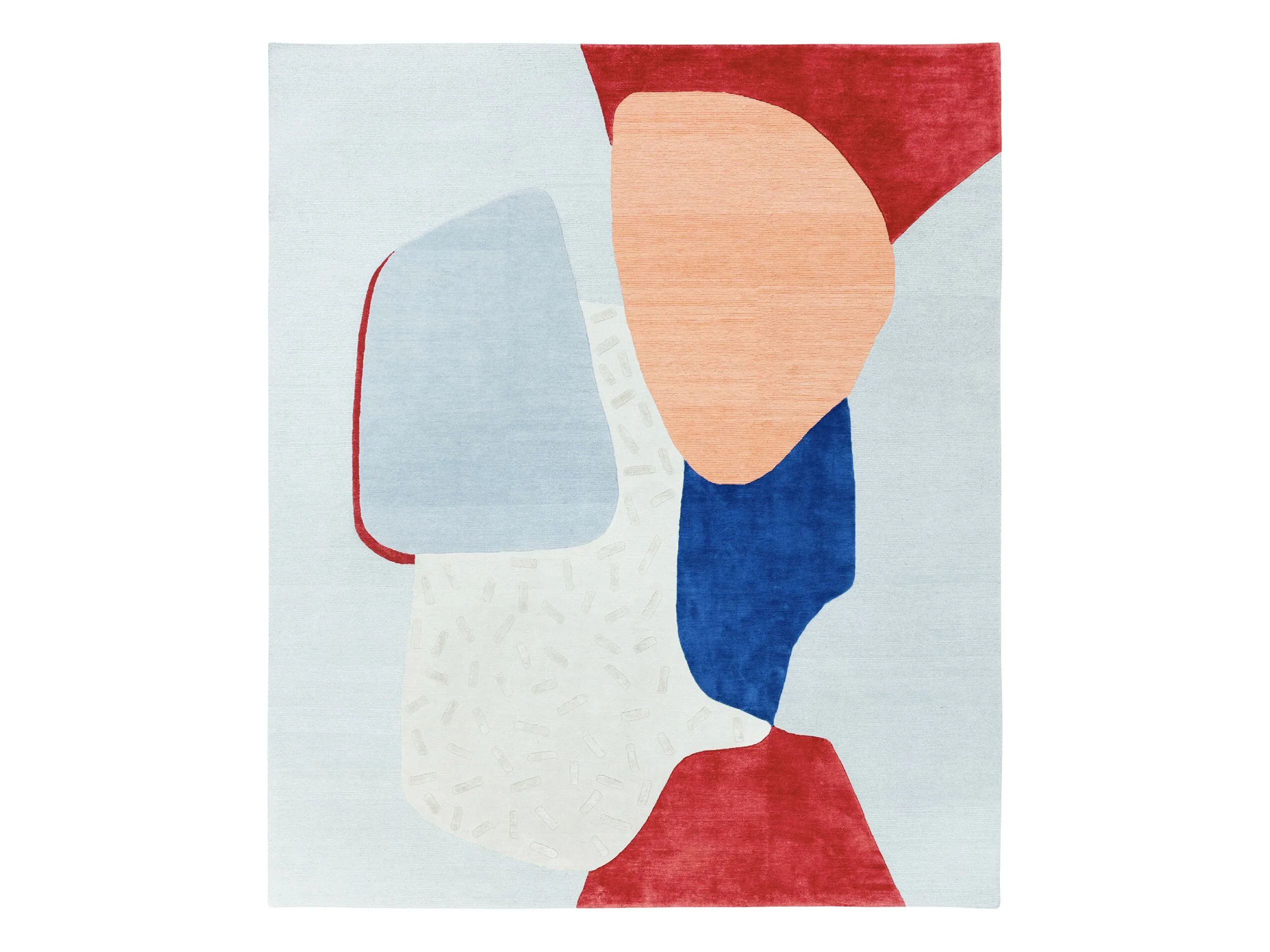 Прямоугольный ковер ручной работы Tapis Rouge абстракция ARCH-00059024