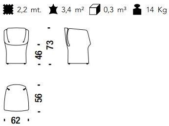 Moroso Кресло с подлокотниками Bloomy sun-id-1358851 - Вид №15