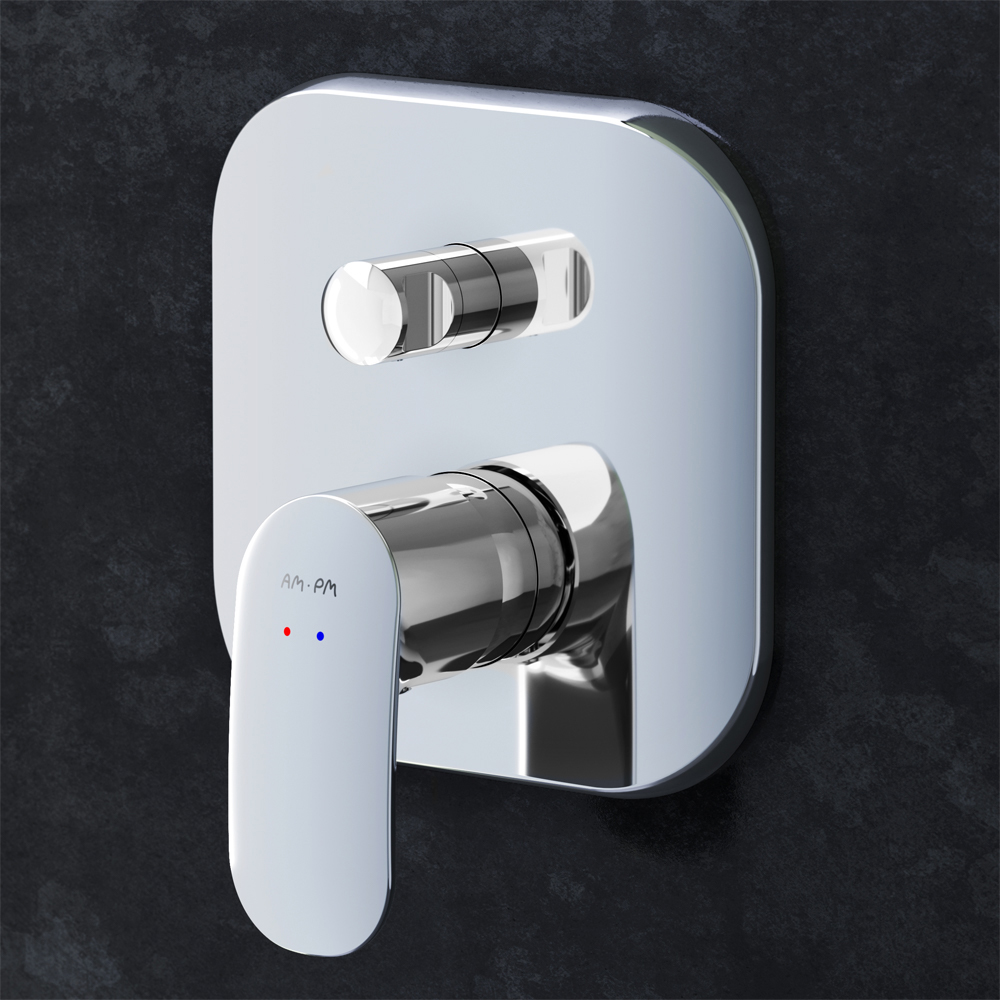 F3085000 cмеситель д/ванны/душа встраиваемый шт AM.PM Sensation