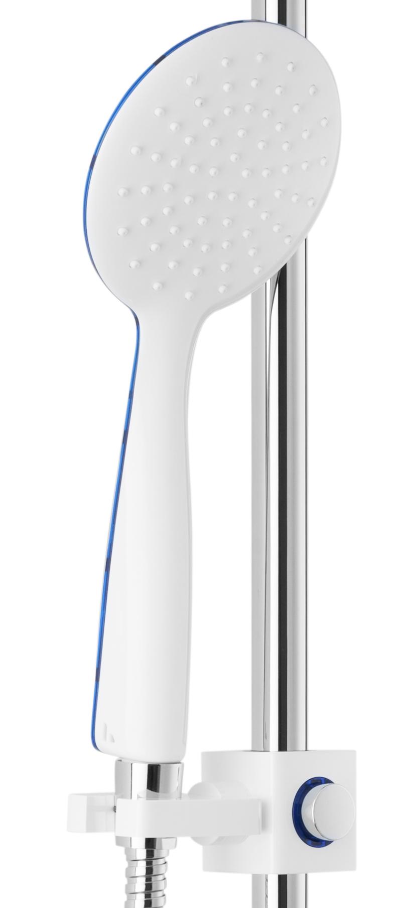 Душевой гарнитур Sanindusa Basic 5R42070110 хром/белый - Вид №1