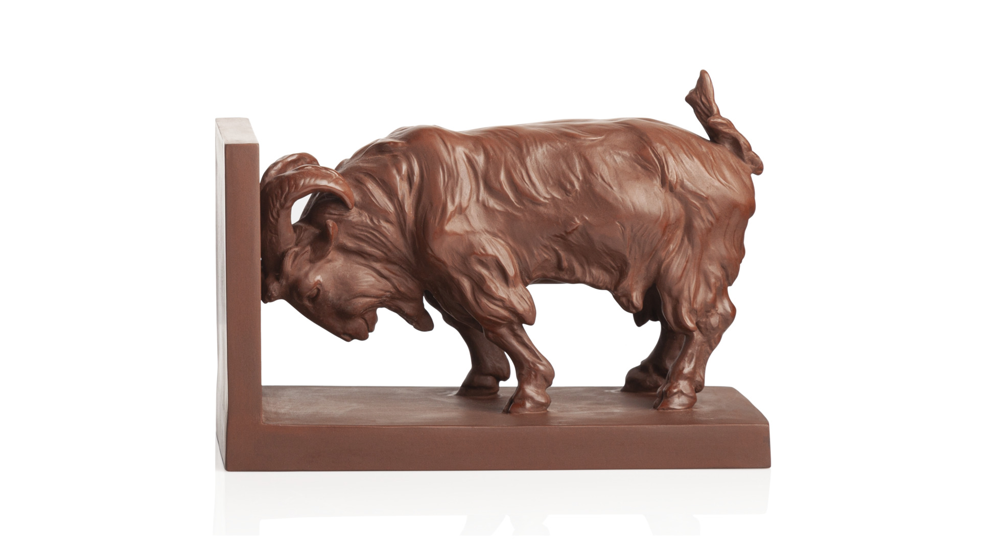 10573359 Meissen Набор подставок для книг "Козел и баран" Фарфор  - Вид №1