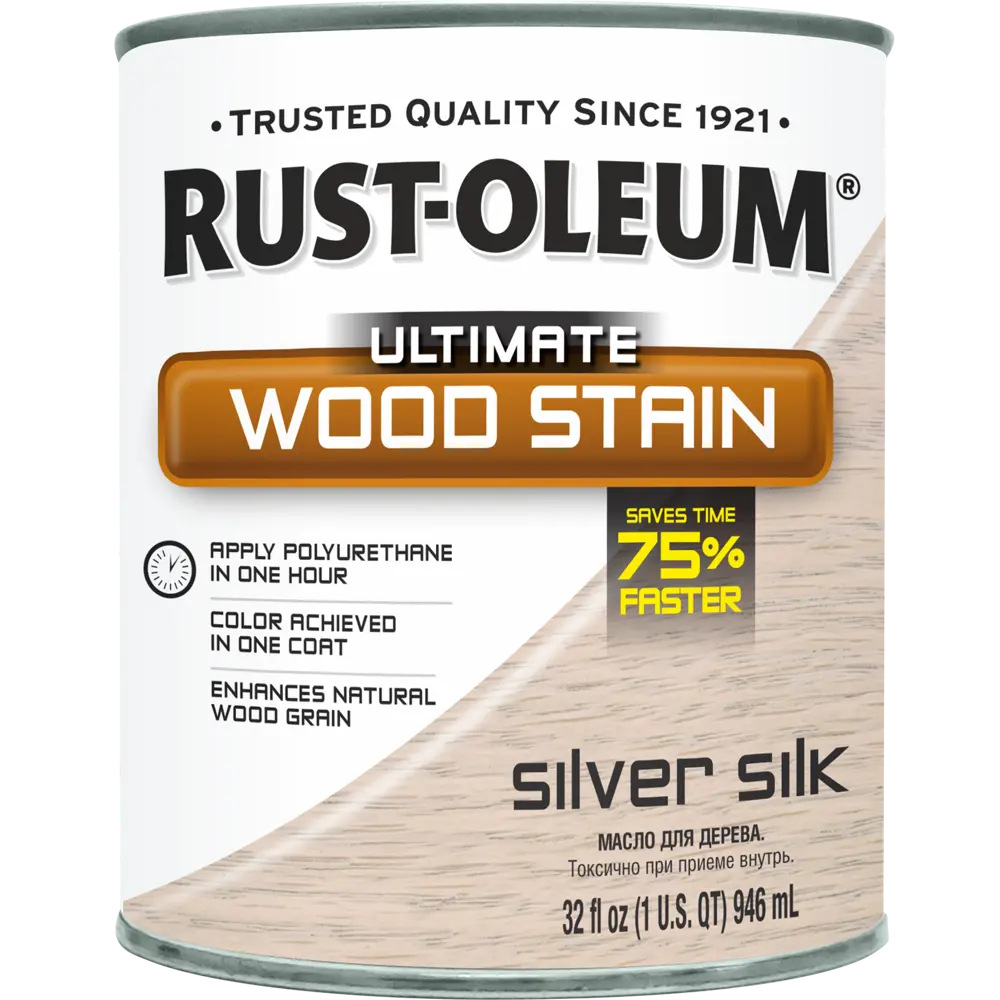 Масло тонирующее Ultimate цвет серебристый шелк 0.946 л 82482331 STLM-2101390 RUST-OLEUM  - Вид №1