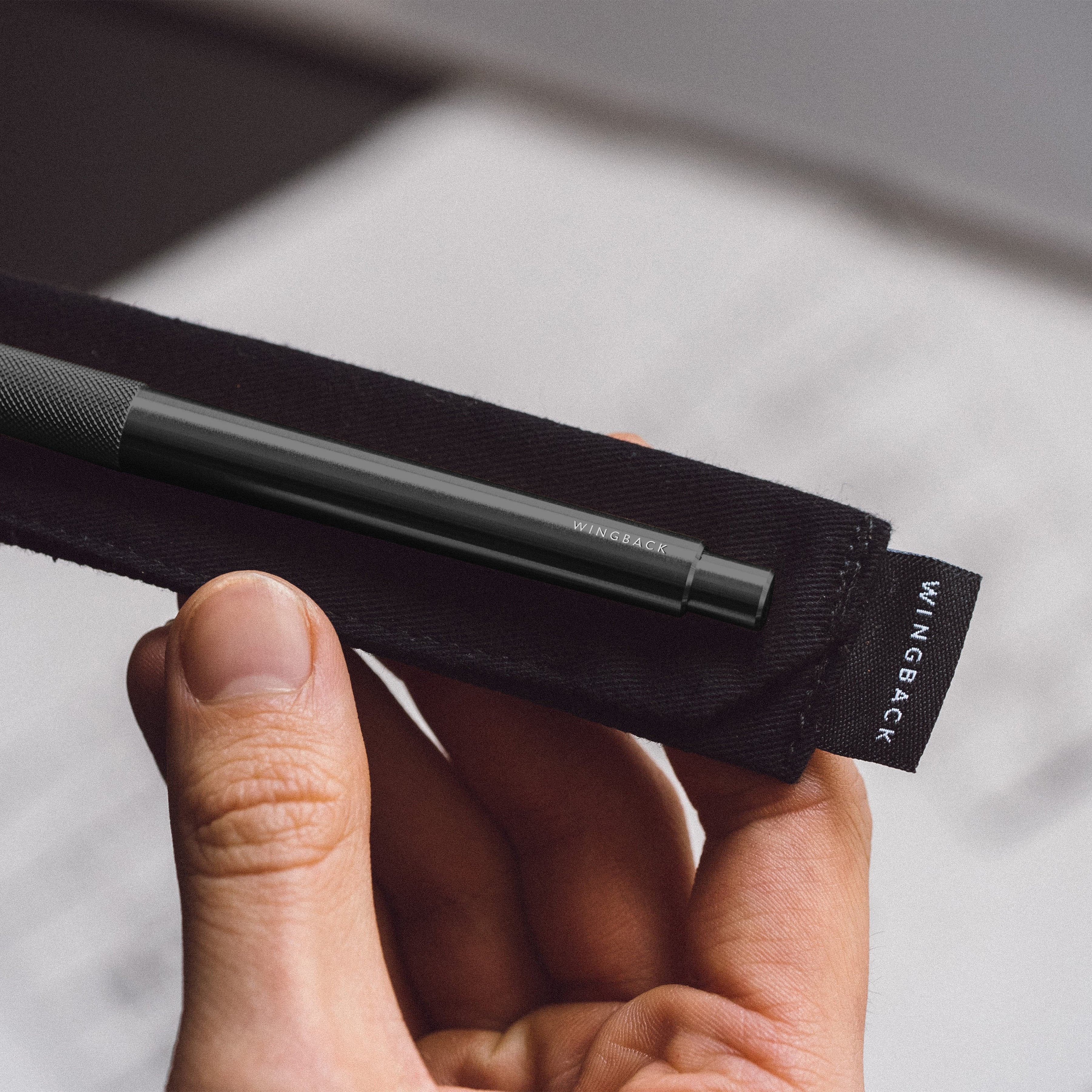 W207BST-5 Механический карандаш - черная сталь - 0,5 мм Wingback  - Вид №10