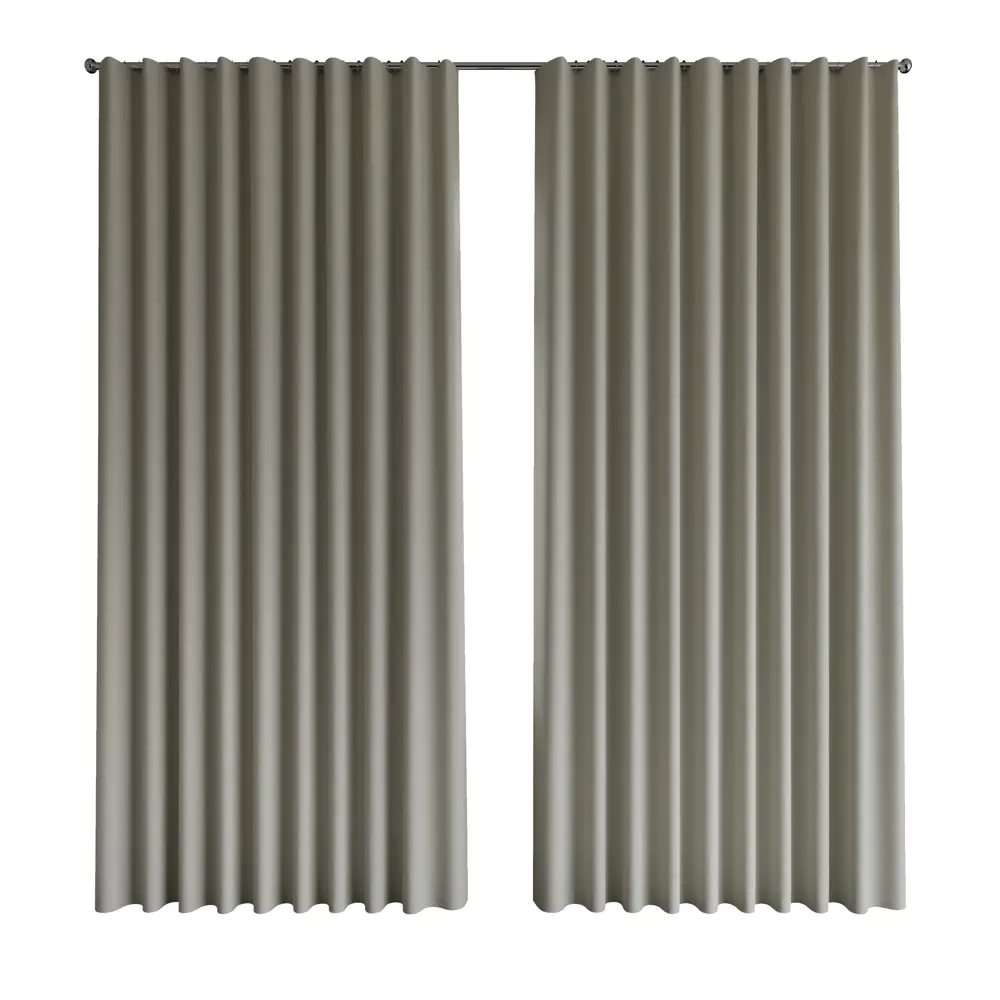 MIAMOZA Комплект штор Джулия серые 150x250 см с затемнением 89417859 STLM-1575157 - Вид №1