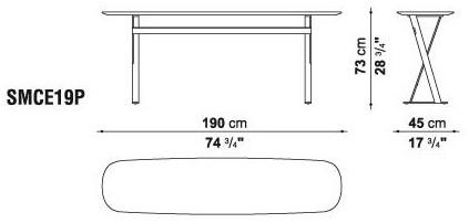 Maxalto Овальная консоль Pathos sun-id-1442390 - Вид №5