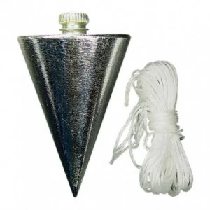 Отвес конусный 300 гр шнур 5 метр MATRIX