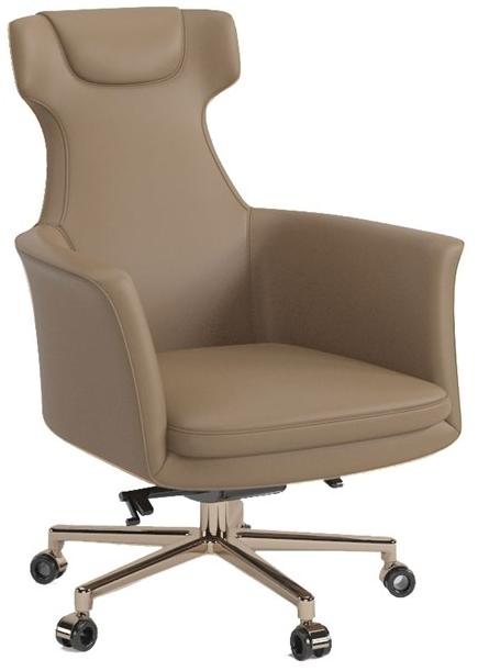 Reiggi Кожаное вращающееся кресло для офиса Hugo Rc351 - Вид №1