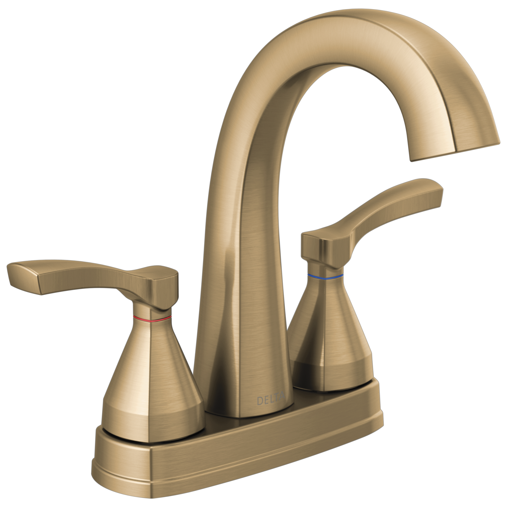 25775-CZMPU-DST Смеситель для ванной комнаты с двумя ручками Delta Faucet Stryke Шампанское бронза 