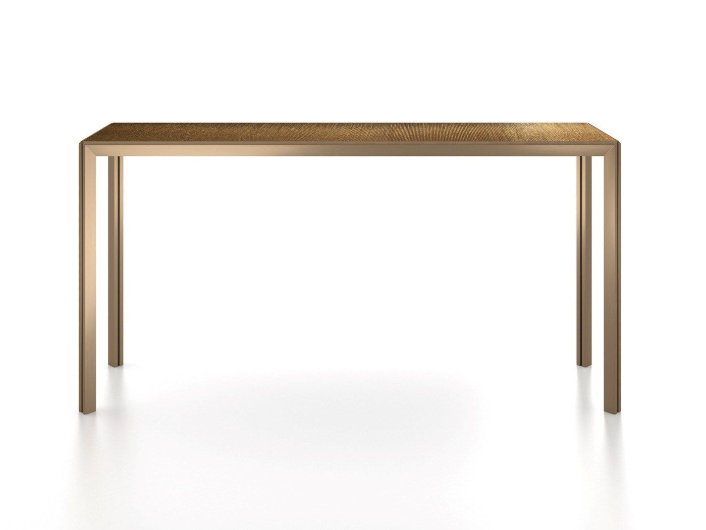 Прямоугольная консоль из стали и стекла F.lli Orsenigo широкий угол ARCH-00101287