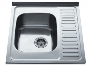 HB6060-60 Кухонная мойка , полированная сталь Haiba