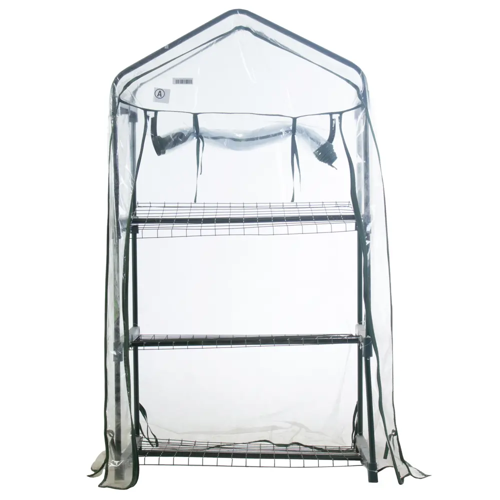 Santreyd Стеллаж-парник для рассады с 3 полками и прозрачным чехлом 15315339 STLM-0960350 - Вид №2