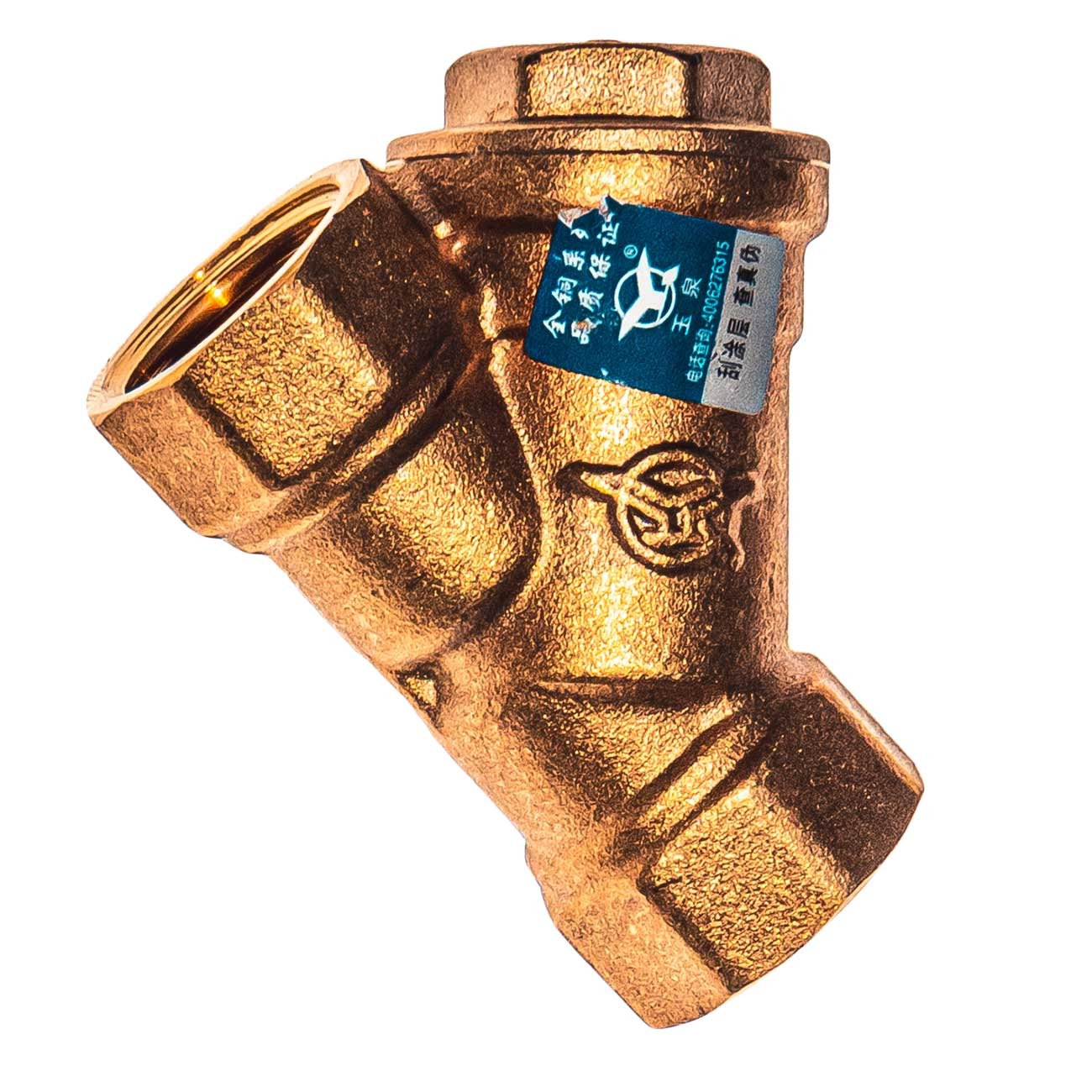 25002 Фильтр косой сетчатый грубой очистки в/в 1/2", латунь LAB.Space  - Вид №2