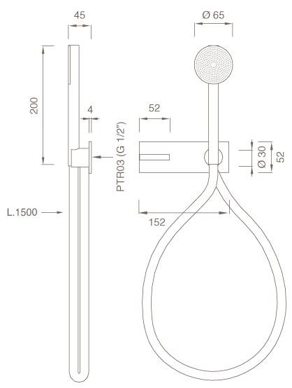 Ceadesign Настенный прогрессивный смеситель для ванны / душа Bar Bar 32 y - Вид №1
