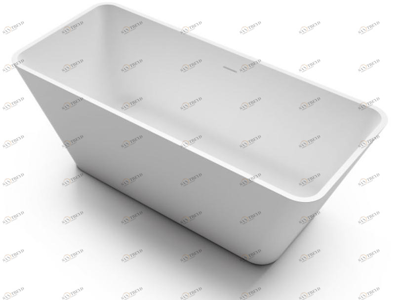 Gruppo Treesse Отдельностоящая прямоугольная ванна Free standing sun-id-1438466