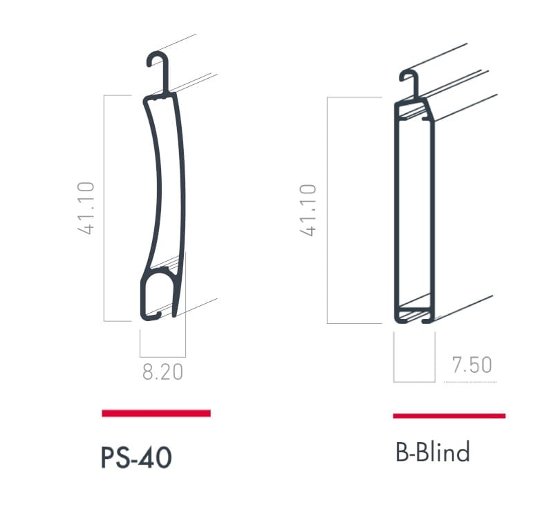 Алюминиевые рольставни Saxun PS-40 ARCH-00015451