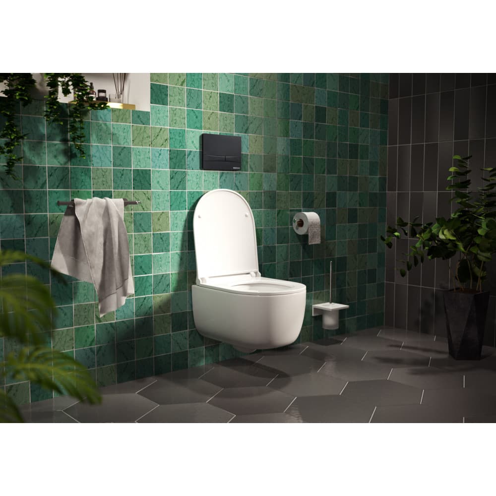 040055 Кнопка F5 (Frame) чёрный матовый, для инсталляции NOVUM  Berges EGO XL  - Вид №2