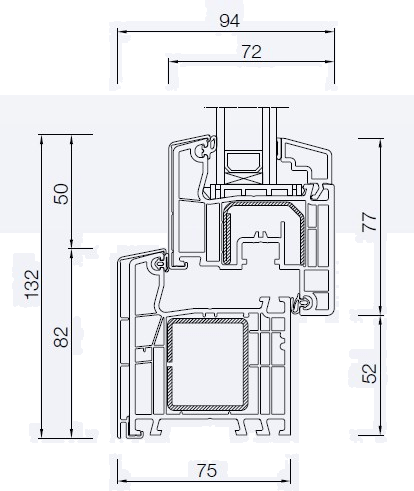 Diquigiovanni Окна из алюминия и ПВХ с двойным остеклением Dqg 70 sun-id-1487073 - Вид №2
