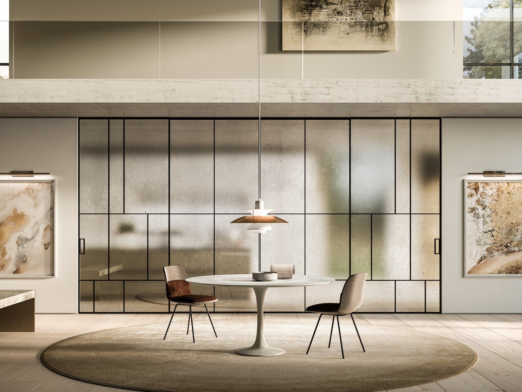 Стеклянная дверь HenryGlass MANHATTAN ARCH-00060964