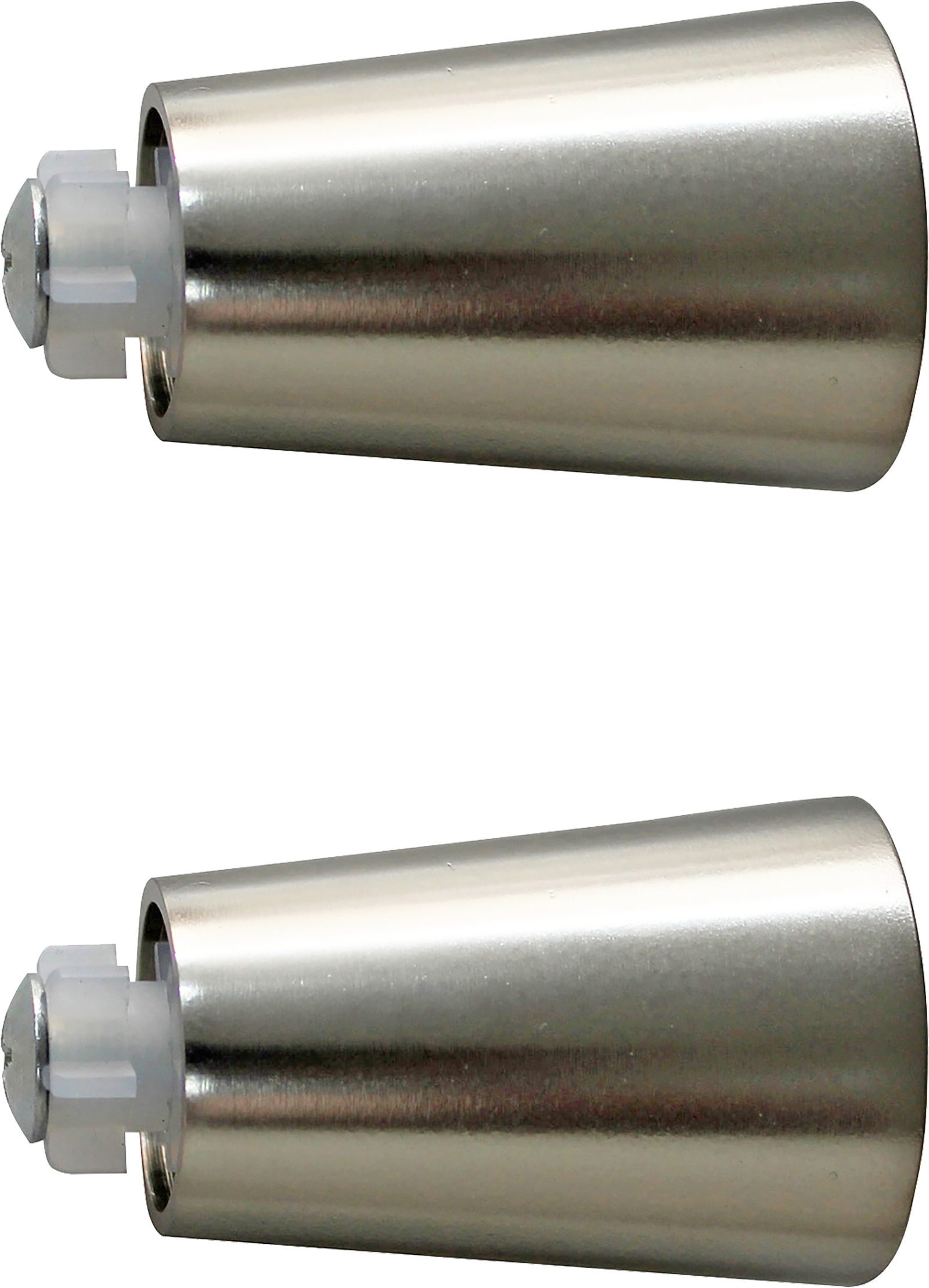 INSPIRE Наконечники Поммель для карнизов, матовый никель, 6 см, 2 шт 82549335 STLM-0029533