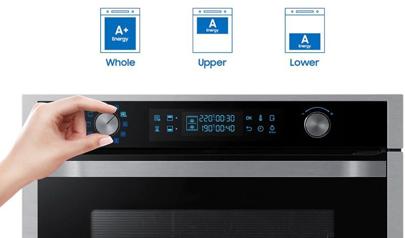 Samsung Home Appliances Двойная электрическая многофункциональная духовка класса а +  Nv75n7677rs  - Вид №20