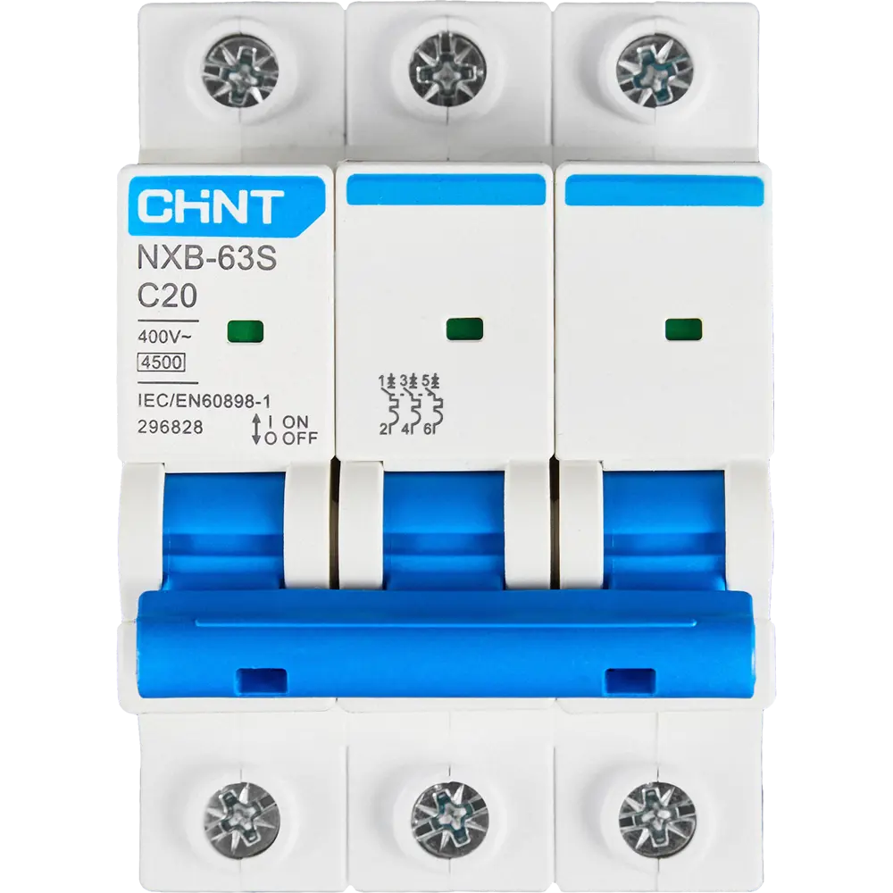 Автоматический выключатель CHINT NXB-63S - надежная защита от перегрузок и КЗ 85334591 STLM-0061727 - Вид №1