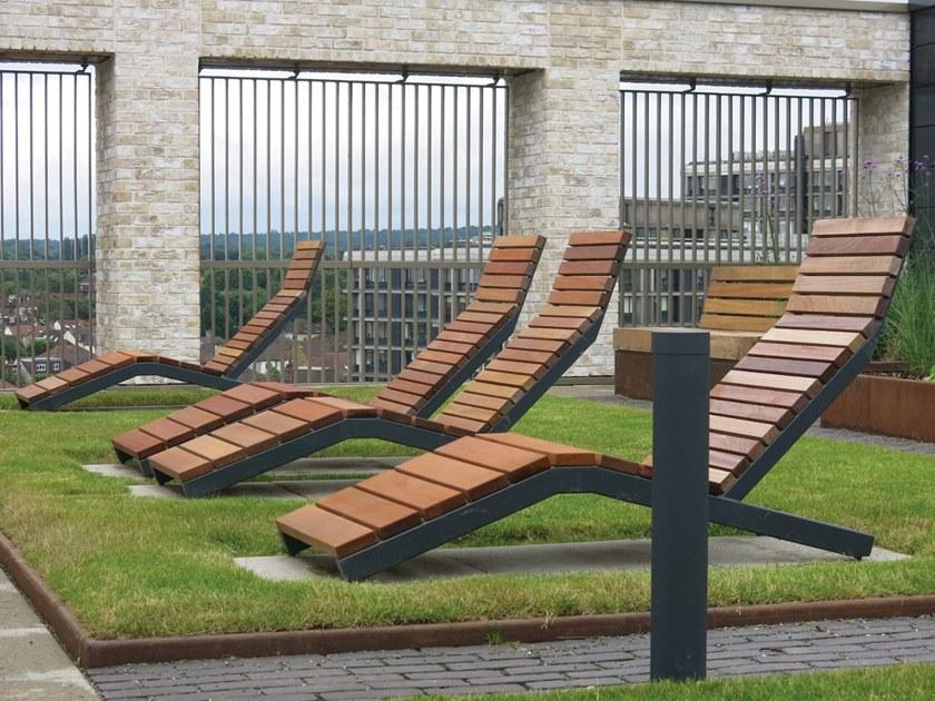 mmcité1 Садовая кушетка из стали и дерева  Rva150  - Вид №12