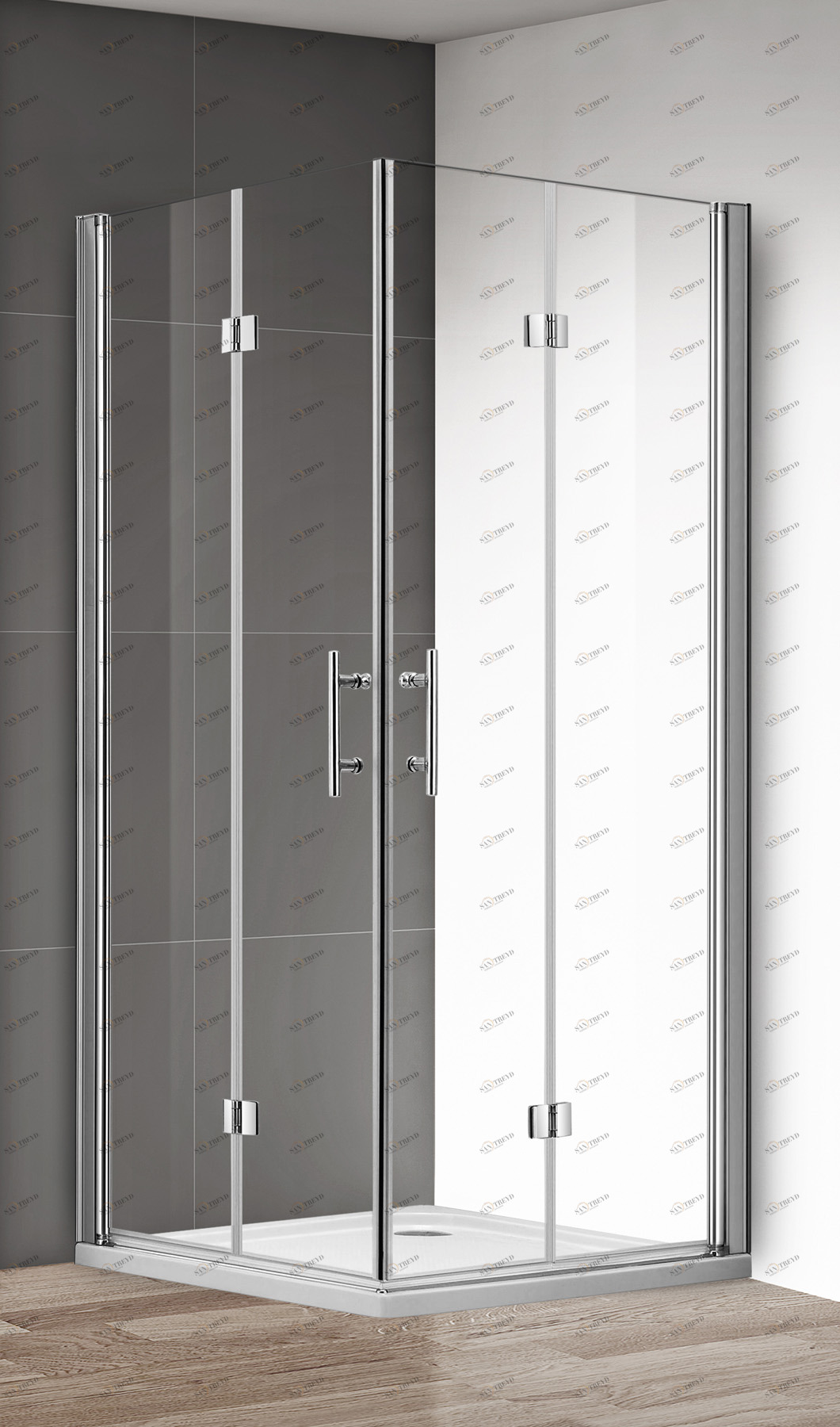 Душевой уголок CEZARES ECO-O-ASH-2-90/100-C-Cr