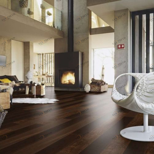 Паркетная доска Meister PD 400 Cottage Закопченый 8301 Дуб Рустик с брашью (Текстурированная) 2200х180 мм 2300200023