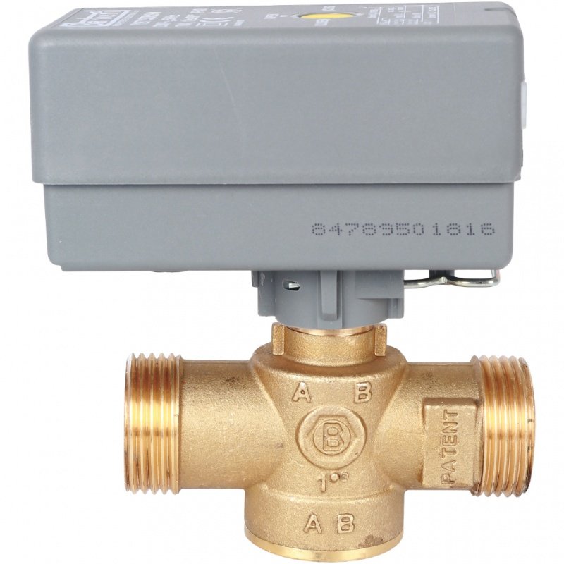 Зональный клапан STOUT 1" 2-ходовой 220V c сервоприводом SVM0070200025 - Вид №2