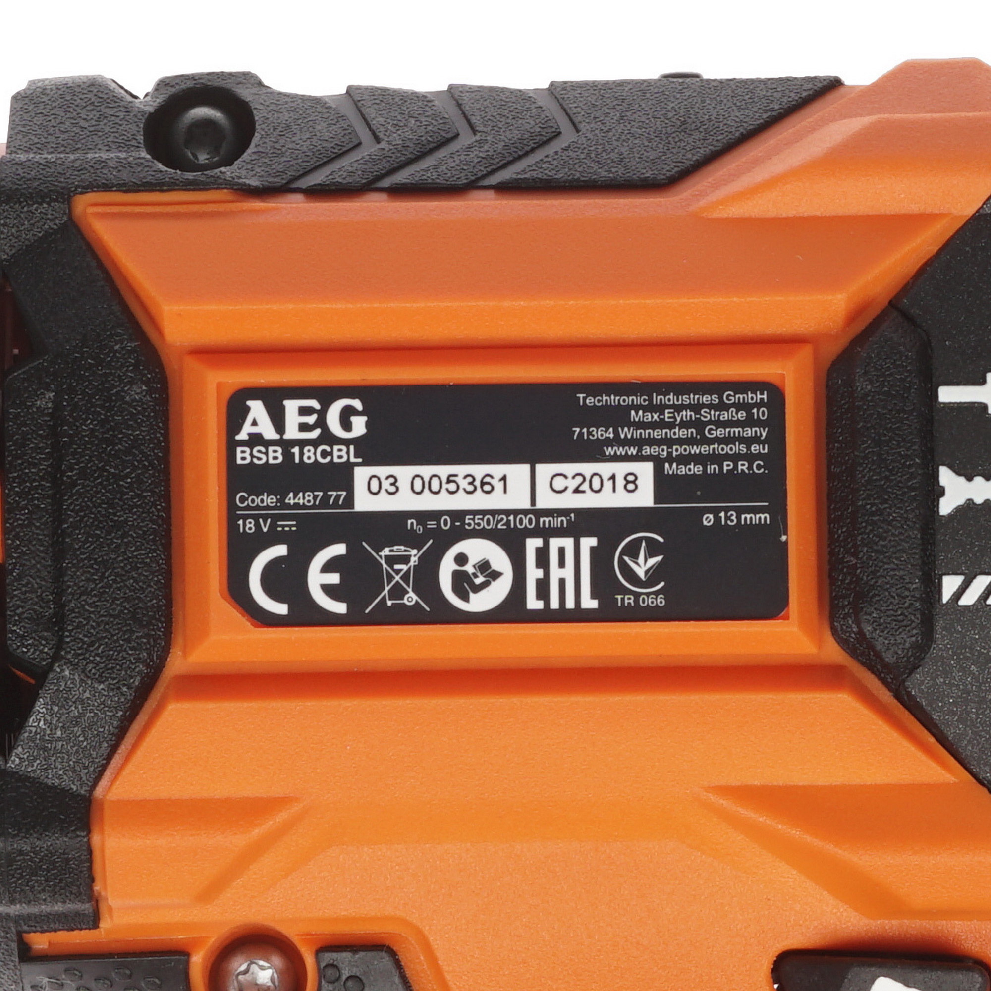 Дрель-шуруповерт AEG BSB 18CBL-0 PRO 18V  , Без ЗУ, Без АКБ 1132805 STDN-0010567 - Вид №2