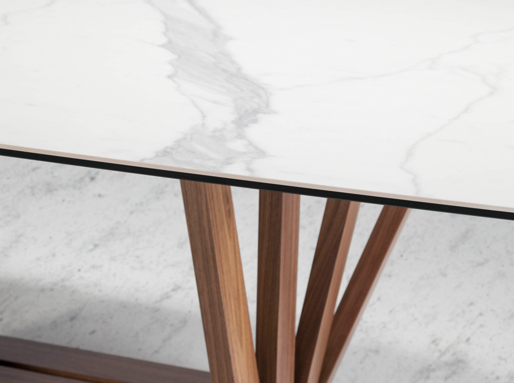 070071 Стол обеденный прямоугольный MI1358-MARMOL мрамор 260х120 Angel Cerda  - Вид №1