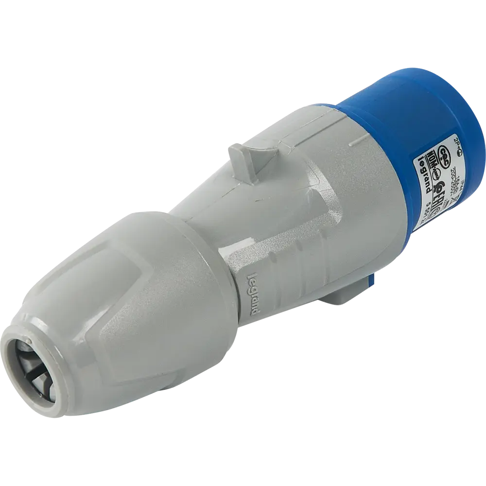 Вилка с заземлением IP44 на 250В 16А Legrand 12506279 STLM-2177448  - Вид №3