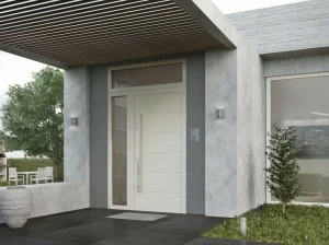 Alumil Входная дверь со стеклянными панелями Supreme systems