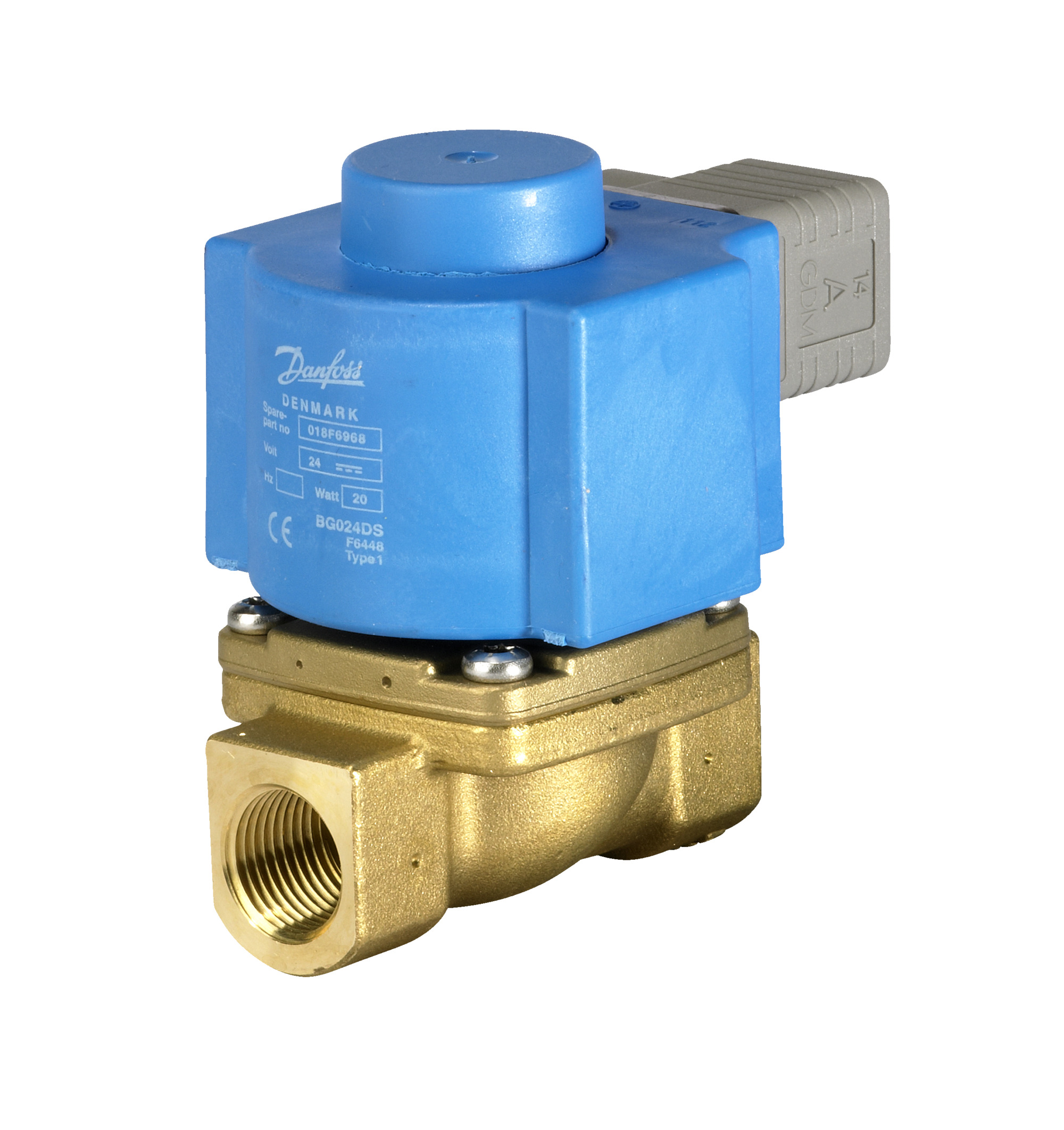 Danfoss EV225B — двухходовые электромагнитные клапаны для пара Клапан электромагнитный EV225 032U380716  - Вид №2