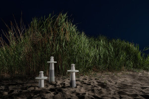 Бетонный светодиодный светильник