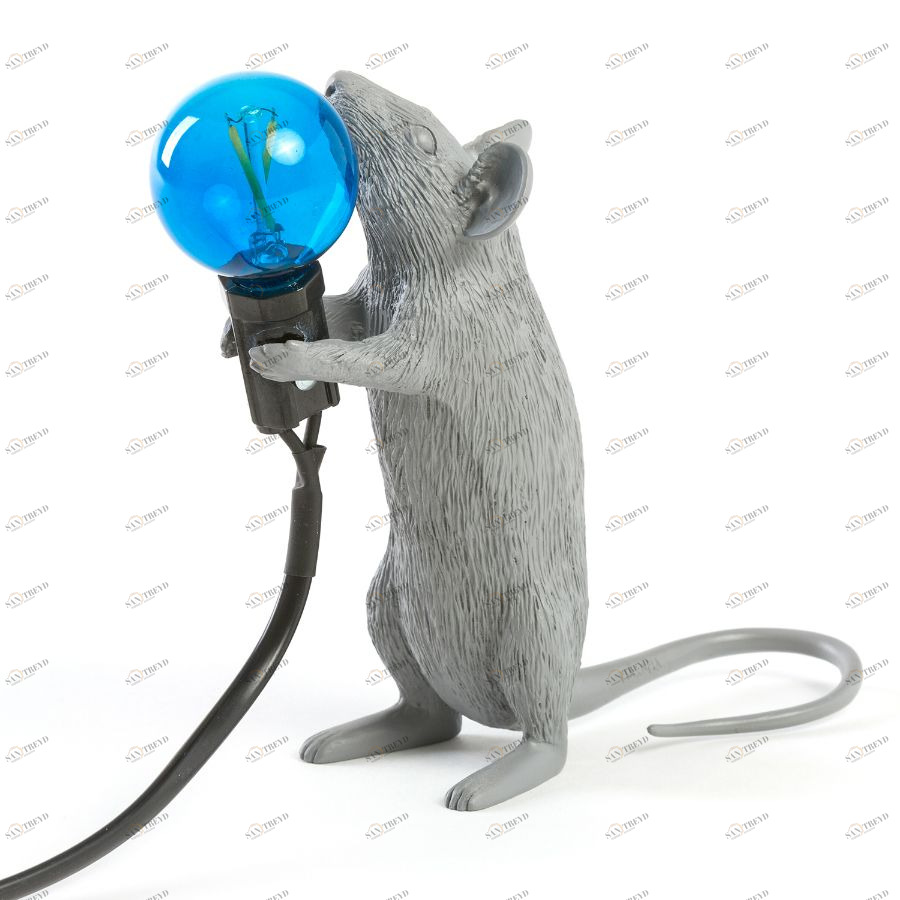 Светильник настольный Mouse Lamp Standing, серый Seletti 14938