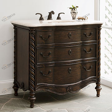 Тумбочка, большая (от 37 до 59,5) 08916-110-301 Ebony Sink Chest  Ambella 