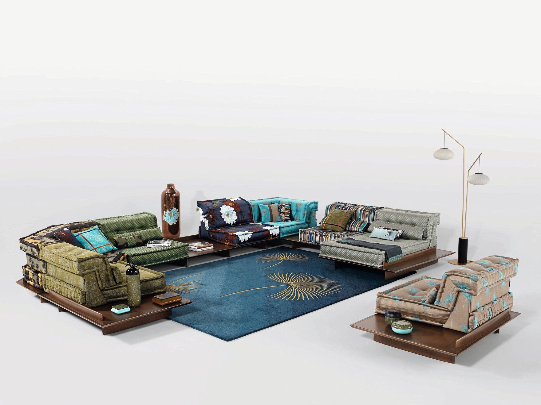 Ткань диван ROCHE BOBOIS Mah Jong ARCH-00011530