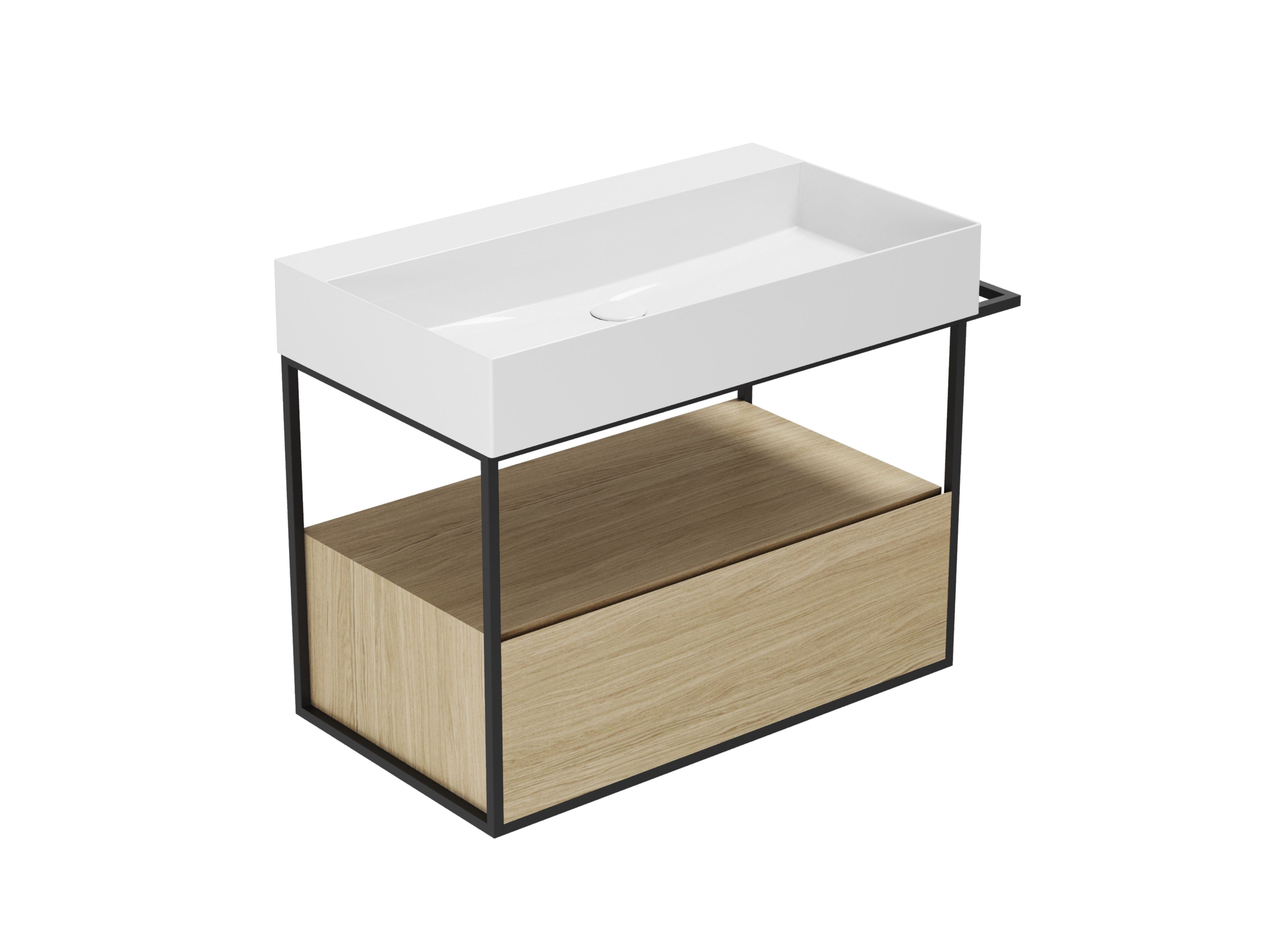 Подвесной шкаф для умывальника с выдвижными ящиками Azzurra Ceramica Elegance ARCH-00011660 - Вид №2