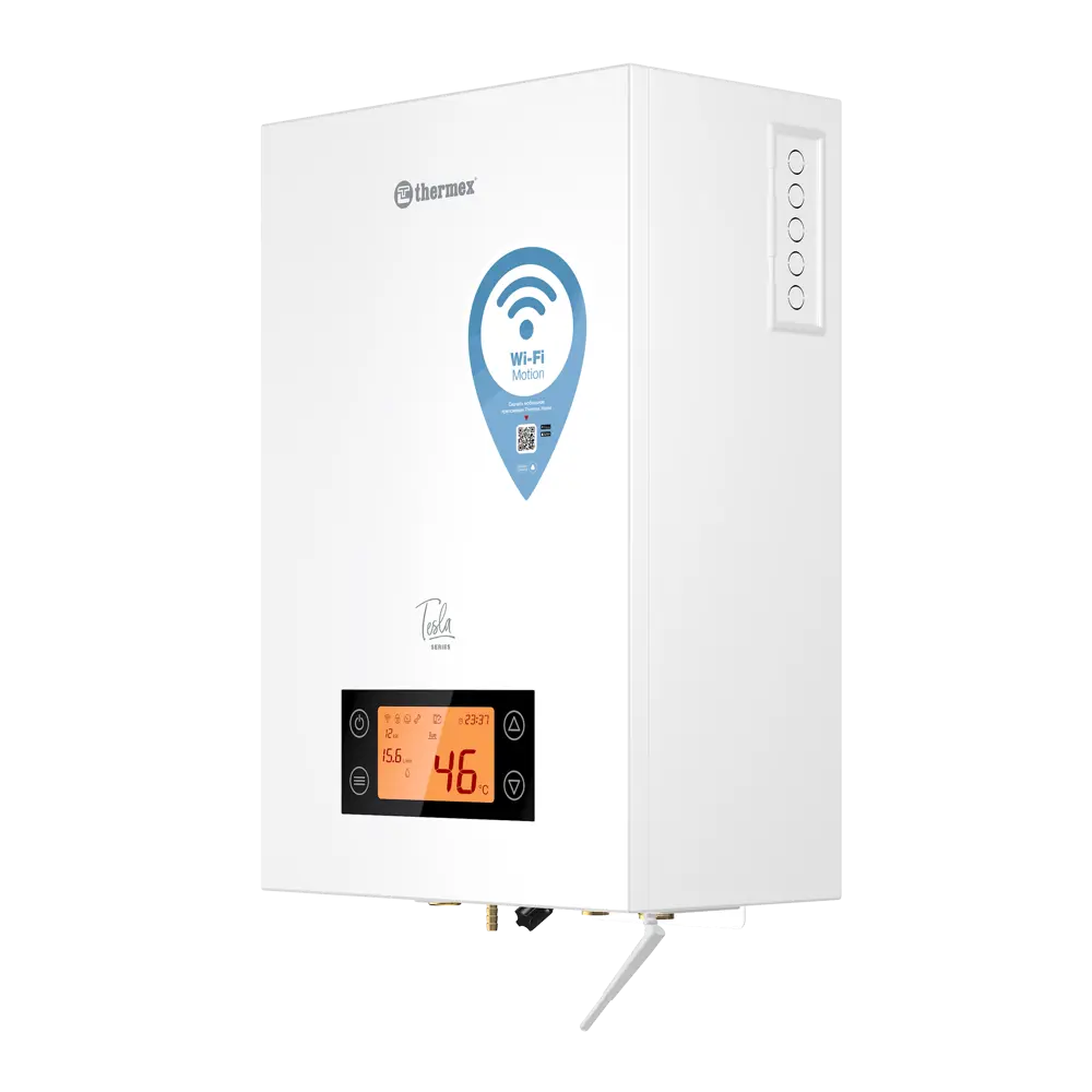 Электрический котел 12 кВт Thermex Tesla 6-12 220/380 В одноконтурный настенный Wi-Fi 83630961 STLM-2022224  - Вид №2