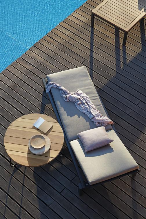 MNST689 Шезлонг лава f10 текстиль черный Manutti Fuse - Вид №2